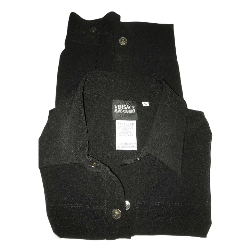 Versace Jeans sz L black shirt jacket